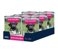 EUKANUBA Cibo umido per cuccioli con agnello e patate, alimento umido premium senza cereali per cani junior, 6 x 400 g lattine