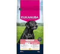 Eukanuba Senior Mangime per cani con pollo fresco per razze di taglia grande, mangime secco premium per cani anziani, 15 kg