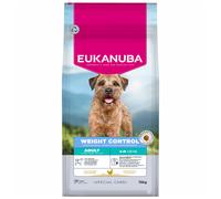 EUKANUBA Weight Control Cibo per cani con pollo, razze piccole e medie, come cani sterilizzati/castrati - Mangime secco a basso contenuto di grassi studiato per mantenimento del peso o dieta, 15 kg