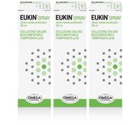 EUKIN® - Spray nasale per pulire il naso, con soluzione fisiologica 3x