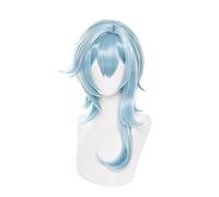 Eula Cosplay Wig Game Genshin Impact Eula Cosplay Simulated Skin Heat Resistant Synthetic Professional Role Play Hair
