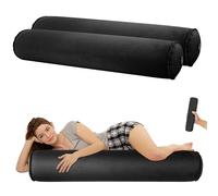 EULANT 2 Pezzo Cuscino Gonfiabile per Dormire sul Fianco, Morbido Cuscino per Dormire Lateralmente, Cuscino Cervicale Lungo Rotondo, Cuscino per Adulti e Bambini, Compatto & Gonfiabile, 120x20cm