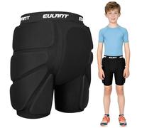 EULANT Pantaloncini Protettivi Imbottiti per Snowboard, Sci, Pattinaggio su Ghiaccio, Roller, Biker, Protezioni 3D per Anca, Fondoschiena, Coccige,XS