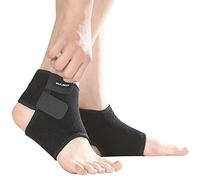 EULANT Supporto per Caviglia per Bambini, Sostiene la Caviglia Kids, 1 Paio Compressione Cavigliera Sportiva per Corsa Ciclismo Scooter Sci, proteggere la Caviglia dei Bambini, S Nero