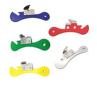 EULAPGOE Apriscatole Farfalla Rosso 5 Pezzi a Mano Leggero apriscatole, apriscatole Coperchio, apriscatole in Acciaio Inox, apriscatole Kitchen Helper