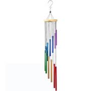 EULAPGOE Campanelli Eolici Scacciapensieri per Esterni Metallo Campanelli a Vento 12 Tubi in Alluminio Campane a Vento Musicali Campanelli Eolici Tubolari