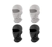 EULAPGOE Color Ultra Sottile Passamontagna, Passamontagna Moto Uomo Maschera da Moto Antivento 4 Pezzi, Copricapo Ad Asciugatura Rapida, Maschera Multifunzionale, Berretto da Sci per e Bici