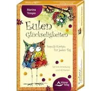 Eulen-Glückseligkeiten - Impuls-Karten für jeden Tag: Set mit Anleitung und 40 Karten