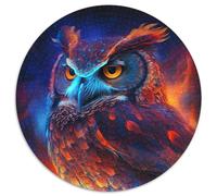 Eulen-Puzzle für Erwachsene, 1000-teiliges Papierpuzzle, perfektes Geschenk für Geburtstage, Weihnachten, Halloween, Erntedankfest, Ostern, 1000 Teile (67,5x67,5cm)