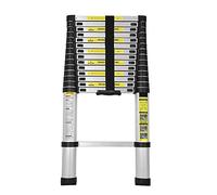 Eulenke Scala Telescopica 4,4m in Alluminio - Carico Massimo 150 kg - Antiscivolo e Pieghevole - Multiuso