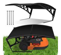 Eulenke Tettoia per Tosaerba Robot, Protezione per Tutte Le Stagioni per Tosaerba Robot, 106 x 87 x 50 cm, Garage protetto dai Raggi UV per Tosaerba Robot, Nero