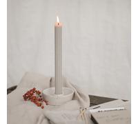 Eulenschnitt Candele a Stelo - Set di 4 Pezzi - Grigio