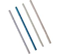 Eulenschnitt Cannucce in Vetro da 20 cm - Set di 4 Pezzi - Rosa