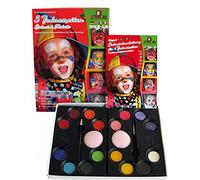 Eulenspiegel 212059 - Palette Trucco 5 Stagioni, per Circa 120 Maschere, Vegan, Colori per Il Trucco