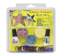 Eulenspiegel 730003 - Set di tatuaggi glitterati Best of, XL, Carnevale, Halloween, Festa a tema