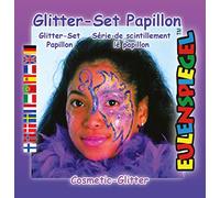 Eulenspiegel Gufo Glitter Set Papillon, 6 pezzi