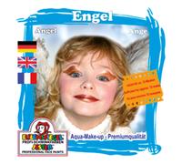 Eulenspiegel Motivo-Set Angelo, Kit Trucchi Con Schmink-Anleitung E 1 Pennello