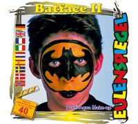 Eulenspiegel Motivo-Set Batface II, Kit Trucchi Con Schmink-Anleitung, 1 Pinsel