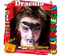 Eulenspiegel Motivo-Set Dracula, Kit Trucchi Con Schmink-Anleitung E 1 Pennello