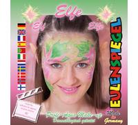 Eulenspiegel Motivo-Set Elfo,Kit Trucchi Elfo Con Schmink-Anleitung E 1 Pennello