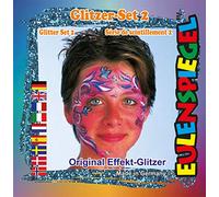 Eulenspiegel - Set di glitter cosmetici 2, glitter 4 x 2 g