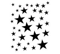 Eulenspiegel - Stencil per face painting Stelle