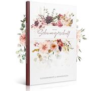 EULENTALER® Il diario della gravidanza I Progettato da ostetriche ed educatori I Illustrazioni dipinte a mano I Diario per la tua gravidanza da compilare I Idea regalo per le mamme in dolce attesa