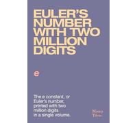 Euler's number with two million digits (Tascabile)