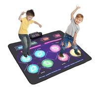 EULEUY Tappetino da ballo per videogiochi, 8 sensori direzionali, illuminazione a LED, accessori per console di gioco con controllo di difficoltà e volume