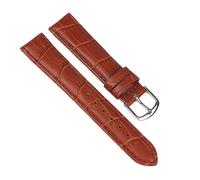 Eulit Guinea Cinturino Orologio pelle di Vitello, Braun IN Simil Coccodrillo