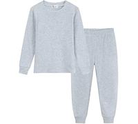 EULLA Pajama Set, Grigio Chiaro, 7 Anni Bambine e Ragazze