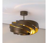Euluna Plafoniera Vento, marrone caffè, Ø 50 cm 5521coffee