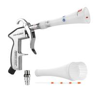 EUMAYES Pistola ad Aria Compressa, Pistola Lavaggio Aria Compressa da 6-9,2 Bar con 1 Tubi Flessibile e Ugello a Spazzola, Blow Gun Pistola per la Pulizia a Secco di Pulire Efficacemente Auto