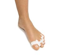 EUMEDICA Separatore 5 Dita dei Piedi in Gel,Correttore per piede Destro e Sinistro - Bianco. Art S056F