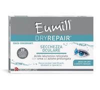 Eumill Dryrepair Gocce Oculari per Secchezza Oculare, 10 Monodose da 0,5ml