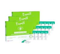 EUMILL | Occhi rossi e irritati | Collirio rinfrescante e lenitivo | Riduce il rossore e lenisce l'irritazione | Confezione da 3 x 10 flaconi monodose (0,5 ml)