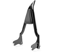 Eumti Sissy Bar alto per modelli Harley Davidson Touring 63,5 cm schienale posteriore passeggero staccabile a sgancio rapido compatibile con Road King Road Glide Street Glide Electra Glide Road King