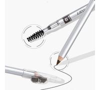Eunarz - Dual-Ended Wooden Sketch Eyebrow Pencil - 2 Colors A04# Black - 1.6g