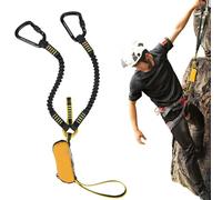 EUNEWR Set da arrampicata via ferrata, cinghia da arrampicata da uomo, attrezzatura da arrampicata