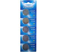 Eunicell, 5 batterie CR2354 senza scanalatura, 3 V, batteria a bottone agli ioni di litio, 1 blister da 5 batterie