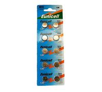 Eunicell, batterie alcaline AG13 per orologio, confezione da 10 pezzi (AG13 G13 SR44 LR44 A76 V13GA PX76A 357)