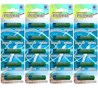 Eunicell, FBA, 20 batterie alcaline senza mercurio, 12 V, 27 A (4 blister da 5 batterie), MN27, A27, V27GA, L828, GP27A, monouso