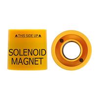 Eunidio Strumento magnetico per elettrovalvola a solenoide #TLMKC, magnete per la risoluzione dei problemi, 18 mm, si adatta a tutte le comuni valvole industriali, giallo