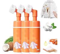 Eunmsi Detergente a secco con testina per piumino, una salvietta per la pulizia, spray senza lavaggio, detergente per piumini, detergente multiuso per macchie, senza risciacquo (3 pezzi)