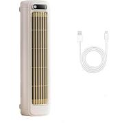 Eunmsi Mamolys Cooling Ace, Shirem Cooling Ace, Breezamax, BrizaAir Cooler, Silenzioso tre velocità del vento, BrizaAC portatile, ricaricabile, adatto per camera da letto, ufficio (beige)