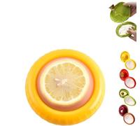 Eunmsi Silicone Fruit Storage Box, Fruit Vegetable Shaped Savers,onion storage,Reusable fruit and vegetable storage containers,Refrigerator fresh fruit and vegetable storage box (Yellow)