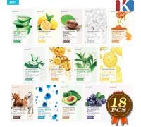 EUNYUL Maschera Viso Naturale 22ml x 18pz Idratante 1 Giorno 1 Maschera K-Bea...