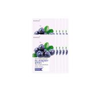 EUNYUL - Natural Moisture Mask Pack - Blueberry - 10pcs set
