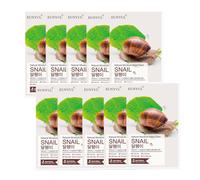 EUNYUL - Natural Moisture Mask Pack - Snail - 10pcs set