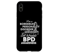 EUPD BPD Alziamo il disturbo borderline della personalità Custodia per iPhone XS Max